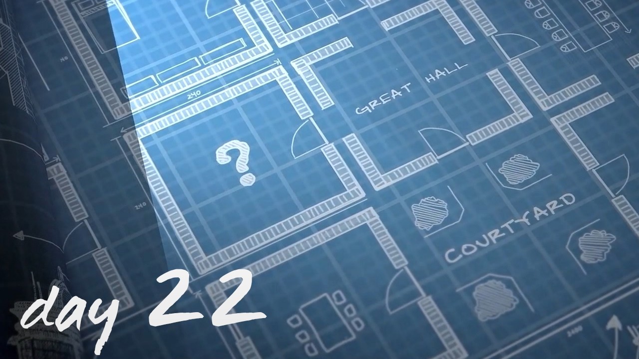 Day 22, Blue Prince - Chill Puzzle Exploration Game Daily