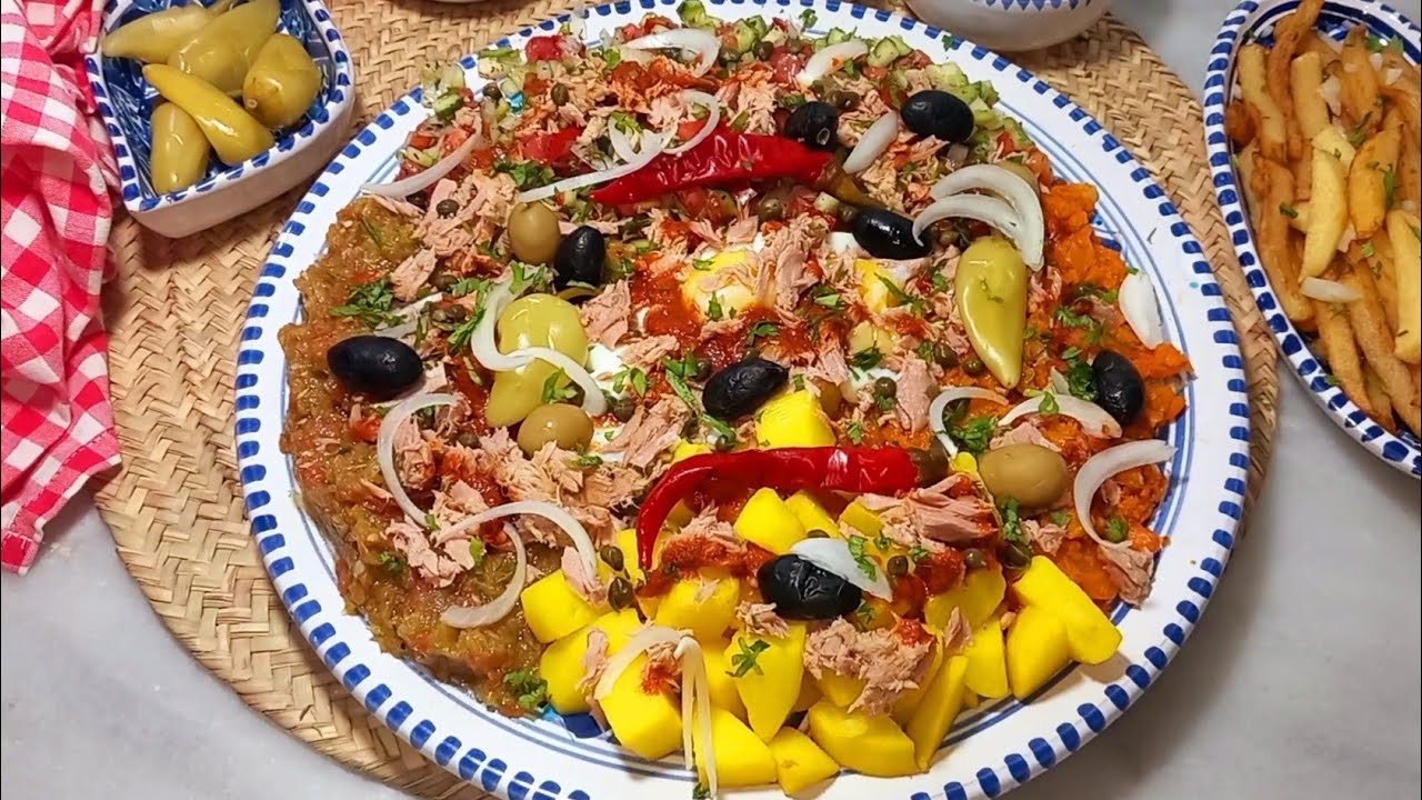 صحن تونسي 🇹🇳 كسكروت تن 🥙 Shan tounsi