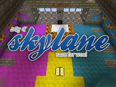 Minecraft: Capture The Wool + SkyBlock = Sky Lanes Part 2 - Minecraft: Capture The Wool + SkyBlock = Sky Lanes Part 2