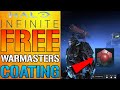 Halo Infinite FREE RARE Quot Weapon Skin Quot WARMASTERS PRIZE How To Unlock It In GAME Location Amp Guide mp3