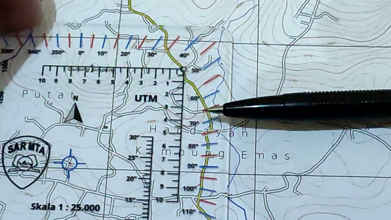 Mengetahui Nilai Koordinat Titik Pada Peta
