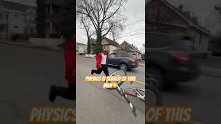 how is this even possible? #sebikes #colossalripper #stunt #wheelie #physics #viral #funny #fall #h