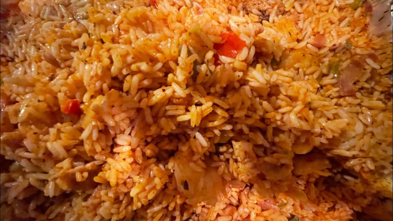 Jambalaya with Sweet Corn on the Cob and Fried Chicken YouTube