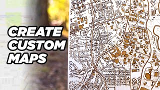 Why are custom laser cut maps so hard to make?