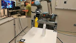 Pick-and-place experiment using proposed MR teleoperation system 3