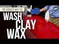 The Easiest Way To Wash + Clay + Wax | THE RAG COMPANY