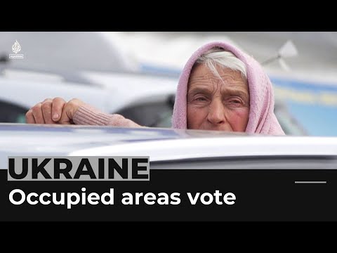 Kremlin-held regions in ukraine vote on joining russia