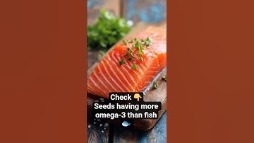 seeds that have 10x omega-3 than fish#chiaseeds #flaxseed #healthtips #wellness #nutrifactsdaily
