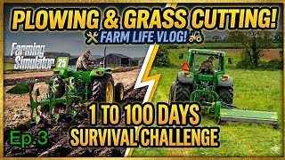 FS25 1 to 100 days flat map surviwel chaleng|#asmallfarmar |#fs25 #fs22