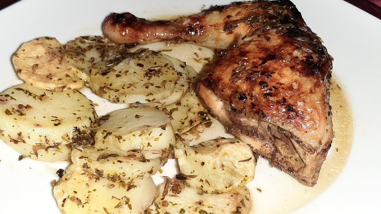 POLLO ASADO Y PATATAS PANADERAS EN 15 MIN. ULTRAPRO LASAÑA Y MICROPLUS 3 TUPPERWARE