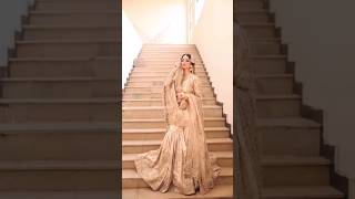 Beautiful Bridal Nikkah Dress jewellery and Makeup Transformation #Bridal Shorts