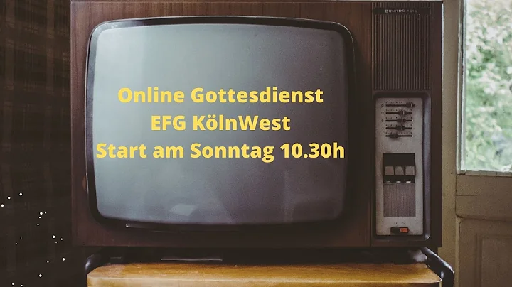 Online Gottesdienst 14.06.2020