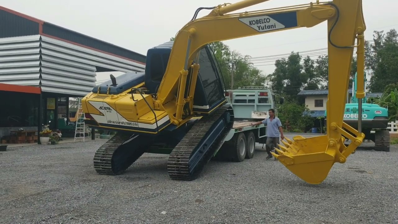 ส่ง sk120-1 เก่าญี่ปุ่น เข้ากทม. พร้อมลงงาน