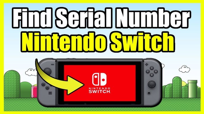 How To Check Serial Number on Nintendo Switch | Full Tutorial - YouTube