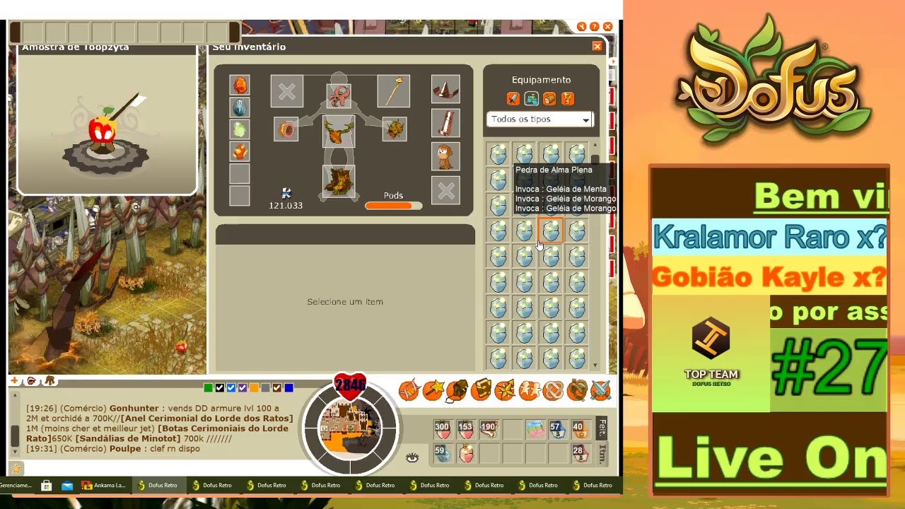 Dofus Retro Crail - Farm  Geleia #27