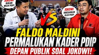 Faldo Maldini Bikin Kader Pdip Tak Berkutik Publik Langsung Riuh