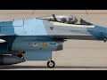 F-16 Fighting Falcon Fighter Jets Take Off Red Flag-Nellis | 64th Aggressor Squadron