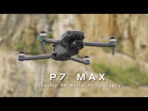 Квадрокоптер SMRC P7 Max 4K – дрон з 4K і HD камерами, БК двигуни, FPV, GPS, 5G, 3-осьовий підвіс, Пульт з екраном, до 45 хвилин, видео 1