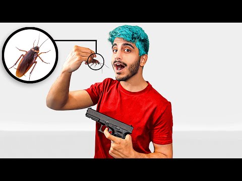 سويت اقوى تحدي في فلة باور و الخسران يآكل حشرات أو يصبغ شعره 