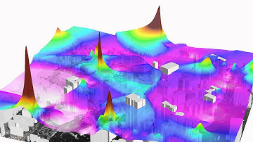 Tools.Valarm.net Air Quality VOC Sensor Data at USC w Esri CityEngine & ArcScene - Industrial IoT