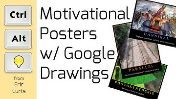 Creating Educational "Motivational Posters" with Google Drawings