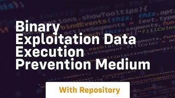 Binary Exploitation Data Execution Prevention Medium