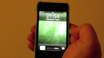 Apple iOS 5.1 Update Lock Screen Swipe for Camera App Feature