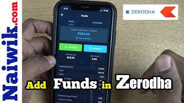How to transfer Funds in Zerodha Kite app