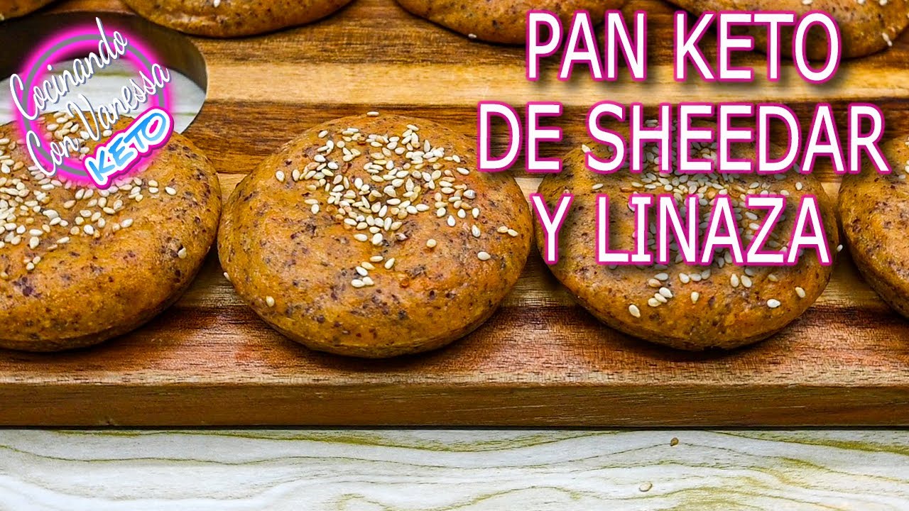 PAN KETO DE CHEEDAR Y LINAZA PARA PERDER PESO