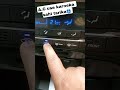 How To Correctly Use The Air Conditioning Button In Car Shorts 