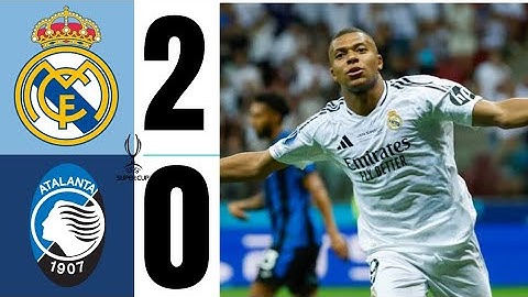 REAL MADRID 2 -0 ATALANTA | UEFA SUPER CUP FINAL 2024 | HIGHLIGHTS |