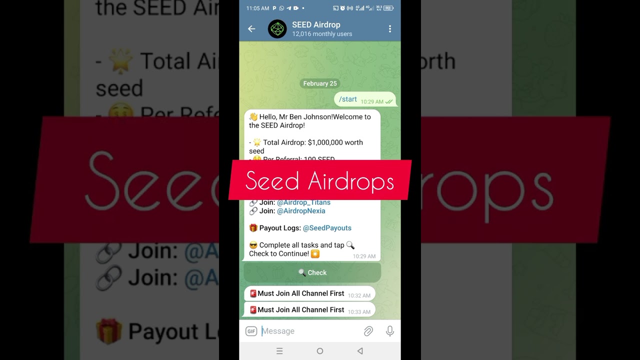 Everything you need to know About Seed Airdrop  - Seed Airdrop Listing & Token Withdrawal