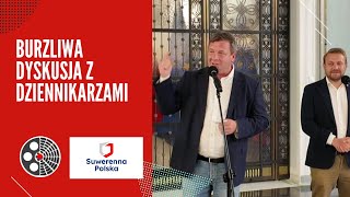 Posłowie SP kontra dziennikarze: Burzliwa dyskusja na konferencji