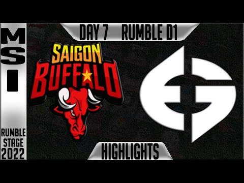 SGB vs EG Highlights | MSI 2022 Day 7 Rumble Stage D1 | Saigon Buffalo Esports vs Evil Geniuses