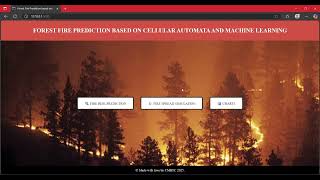 Forest Fire Prediction Model Based on Cellular Automata and Machine Learning