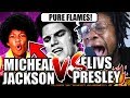 Michael Jackson vs Elvis Presley. Epic Rap Battles of History (REACTION!)