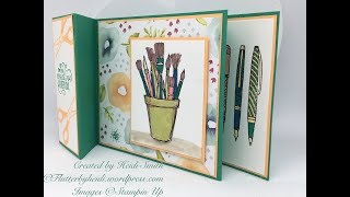 How to make an accordion concertina card Fun Fold CRAFT HOW TO Fun Fold #46