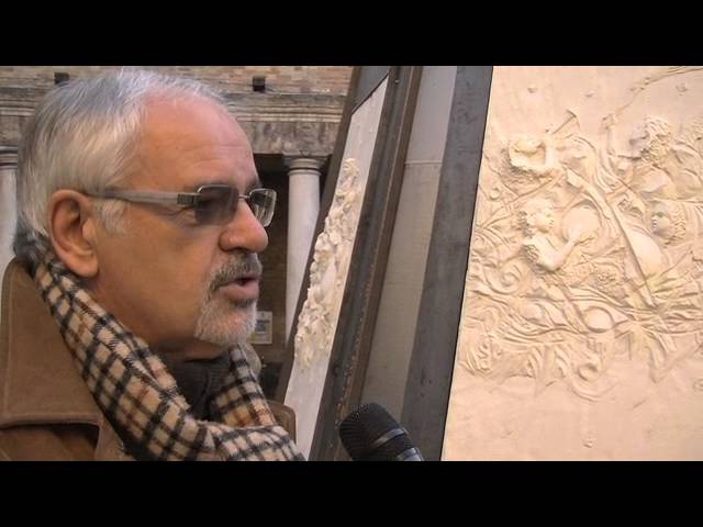 ERMES OTTAVIANI SCULTORE / 時計付き / オブジェ / 置物 / シルバー