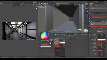 How to make a simple Sci-fi corridor in blender. | Blender Tutorials