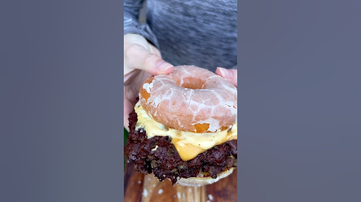 GLAZED Doughnut Burger 🍩