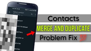 How To Fix Duplicate Contacts problem || Fix Contacts Merge in 1 Min screenshot 2