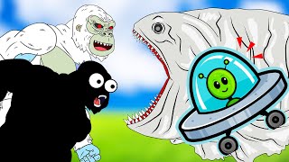 EVOLUTION OF BLOOP vs KONG &amp; UFO | Godzilla Cartoon