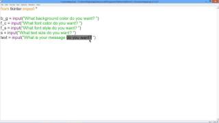 Unique Python Program-Python Tkinter Custom Message