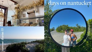 a few summer days on nantucket & hitting 10k subscribers // summer diaries 01