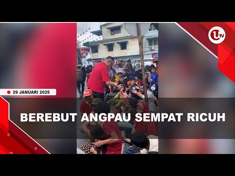 WARGA BEREBUT ANGPAU SEMPAT RICUH DI DEPAN KLENTENG | U-NEWS