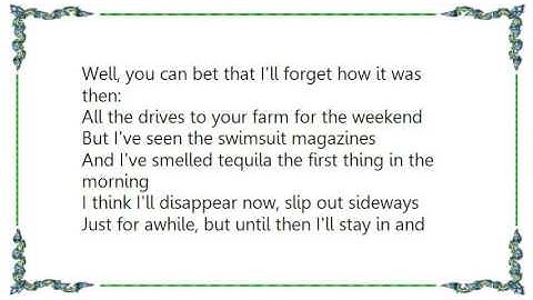 Crash test dummies i think ill disappear now lyrics