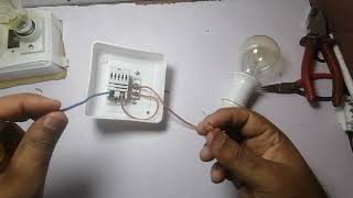 1 Button 1 Dimmer Connection | Light Dimmer Wiring | Electrical Wiring Tutorial