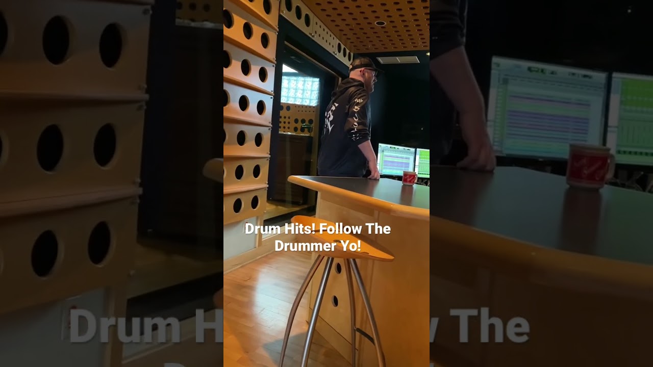 Follow The Drummer! The Orange Goodness recording their EP, YEP. 