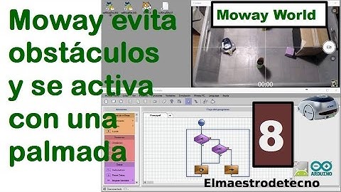 Programar Moway para que evite obstáculos y se active con una palmada con Moway World (8)
