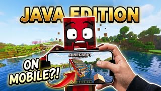 How To Play Minecraft Java Edition On Mobile | Without Launcher |